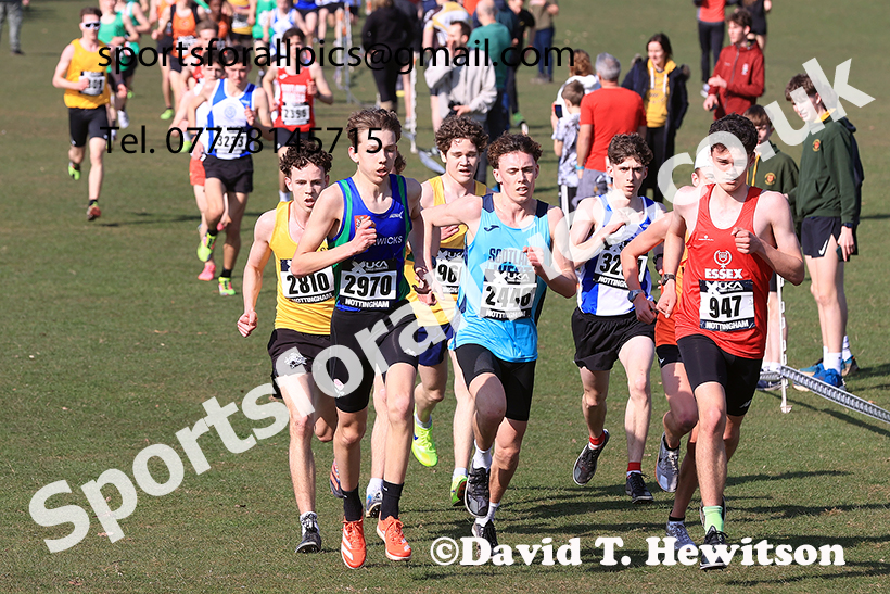 GMens under-17s 2025 UK CAU Inter Counties Cross Country Champs., Wollaton Park, Nottingham. Photo: David T. Hewitson/Sports for All Pics